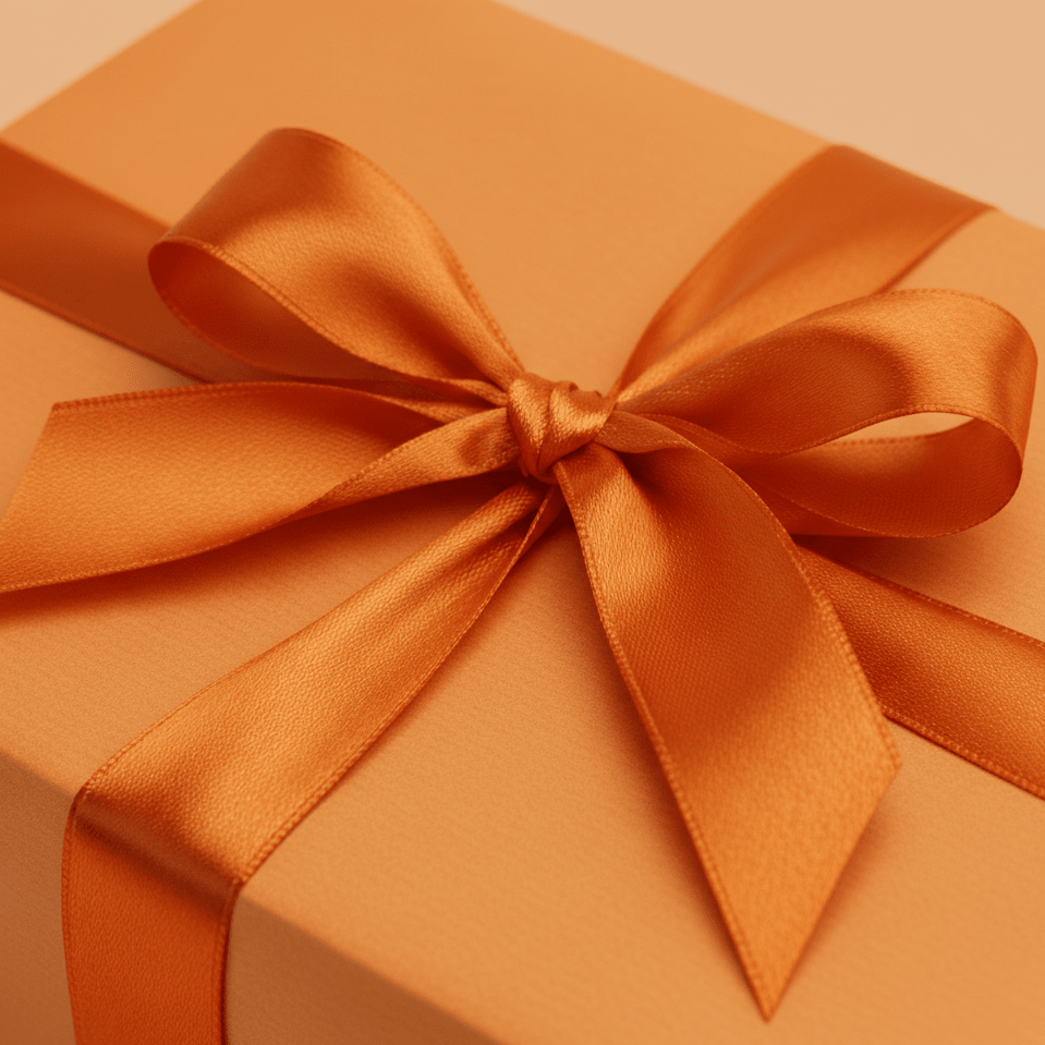 Orange Wrapping Paper - Wrapped Studios