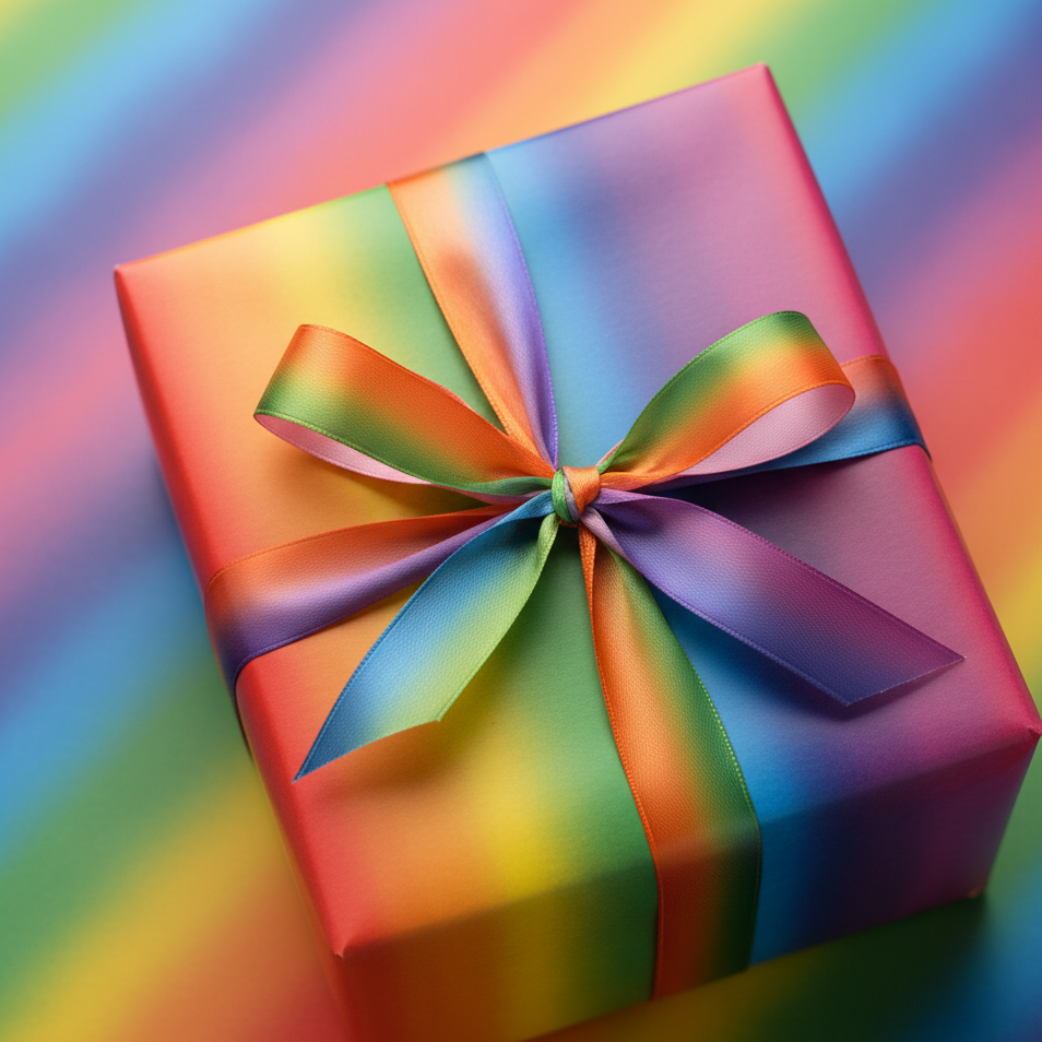 Rainbow Wrapping Paper - Wrapped Studios