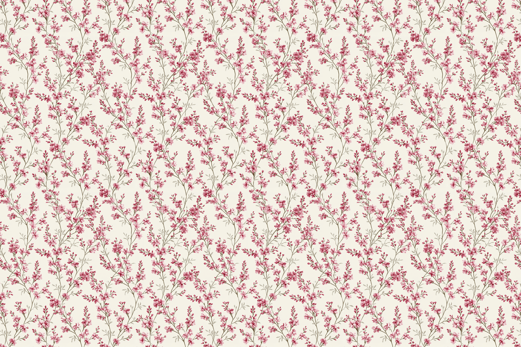 Teatime Blossoms: Vintage Floral Gift Wrap
