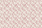 Delicate pink floral pattern with vintage botanical wildflowers on a soft cream background.