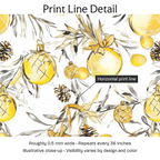 126376 — Print Line Detail. Illustrative close-up; visibility varies by design and color.