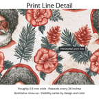 127626 — Print Line Detail. Illustrative close-up; visibility varies by design and color.