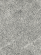 Minimalist black and white hand-painted dash pattern with organic textured brushstrokes on a cream background.