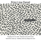 133007 — Print Line Detail. Illustrative close-up; visibility varies by design and color.
