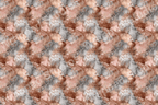 Abstract alcohol ink seamless pattern in blush pink, copper, and gray with glitter accents.