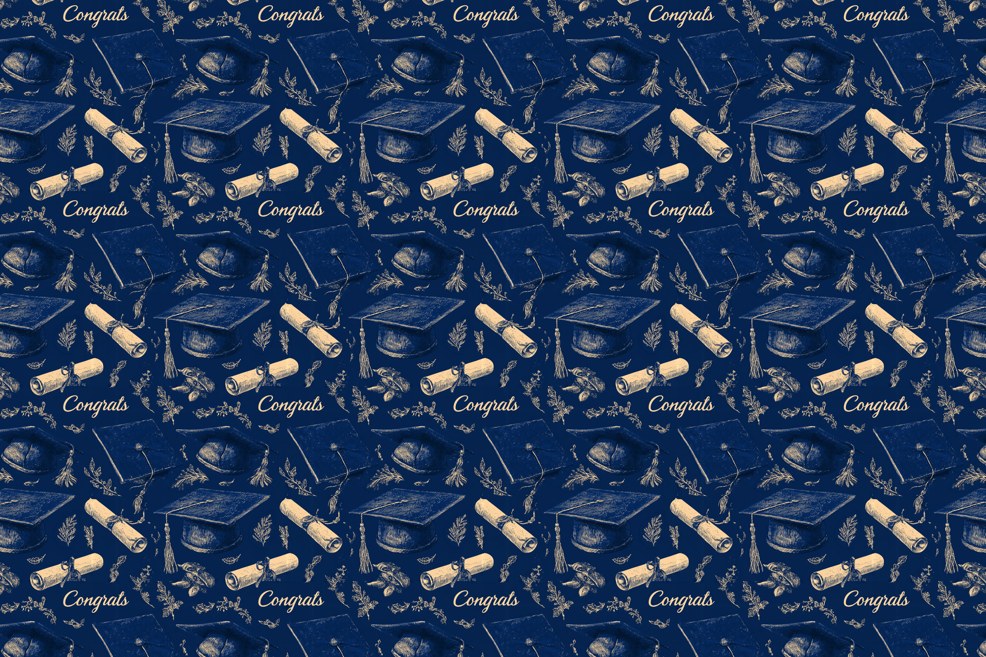 Scholarly Success: Graduation Wrapping Paper