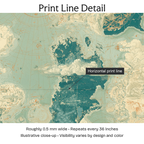 153844 — Print Line Detail. Illustrative close-up; visibility varies by design and color.