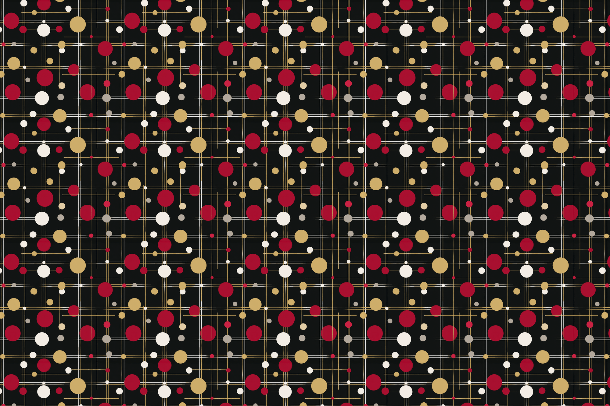 Glistening Geometric Gala: Modern Gift Wrap