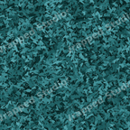 Modern abstract print with a textured speckled pattern in shades of teal, turquoise, and dark green.