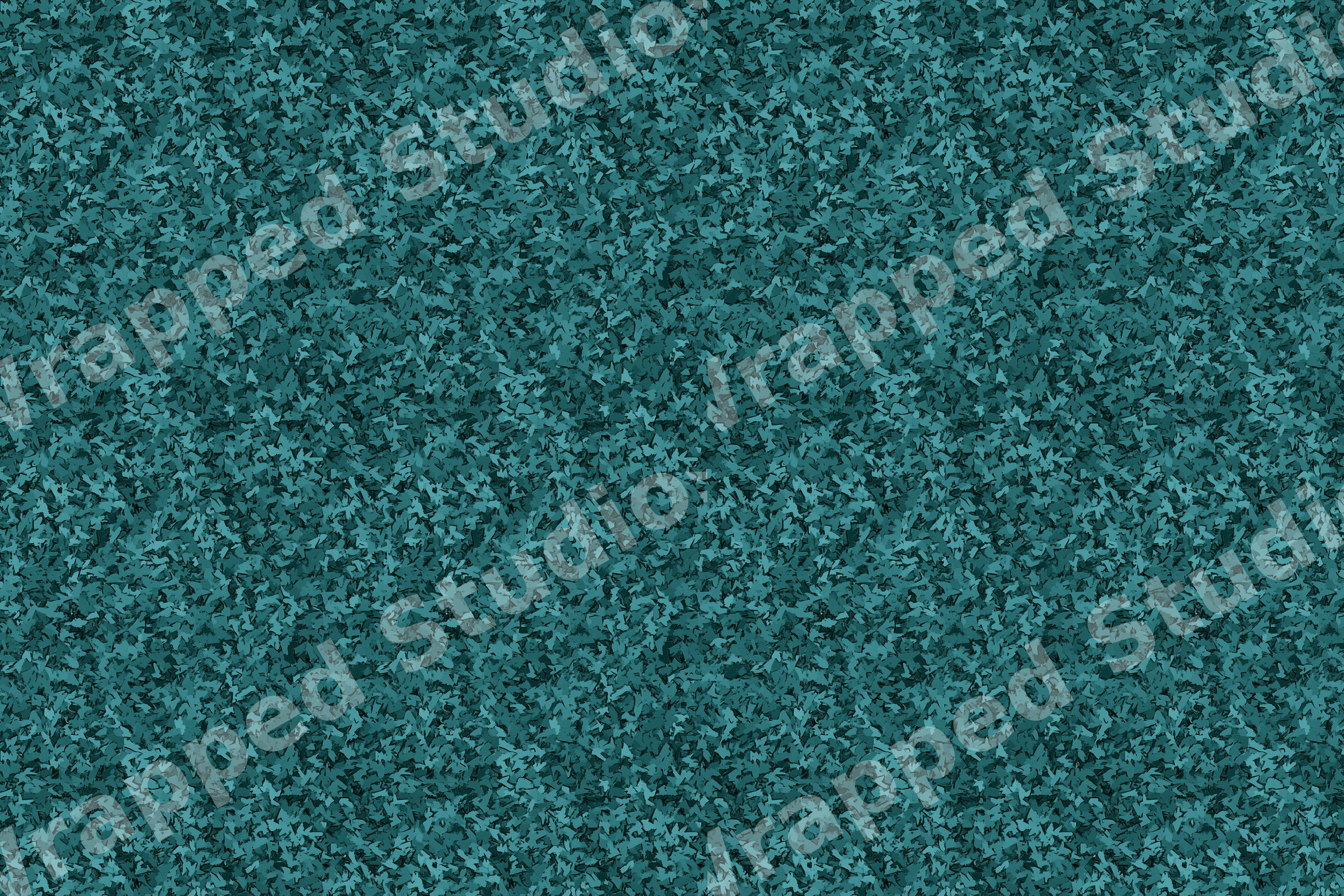 Seamless modern abstract pattern with a textured, organic speckled design in dark teal.