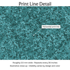 158744 — Print Line Detail. Illustrative close-up; visibility varies by design and color.