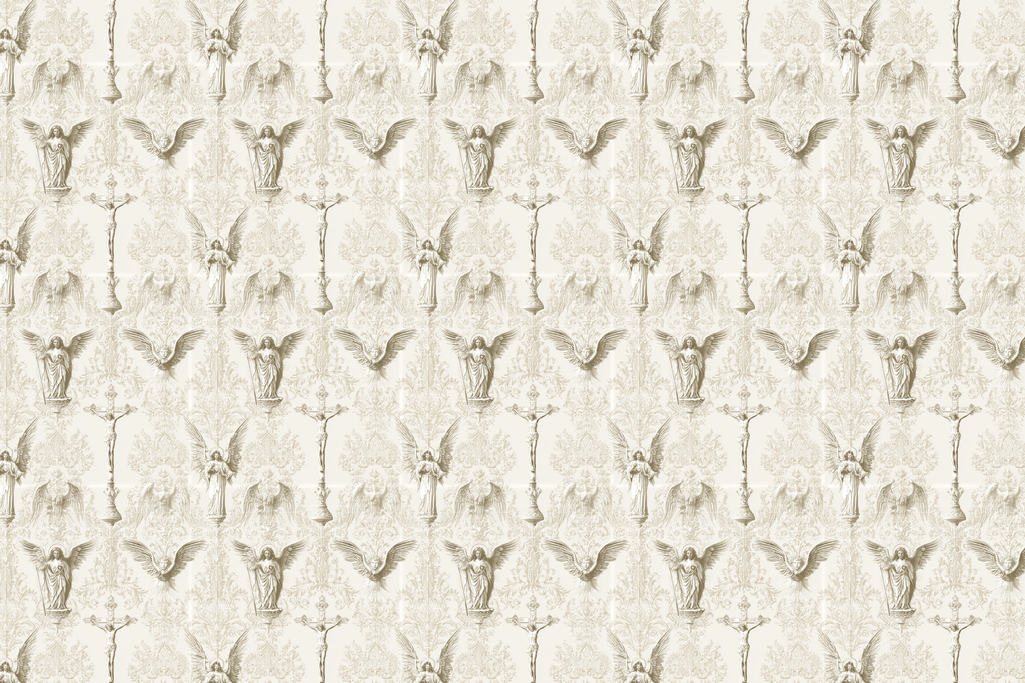 Sacred Sketches: Vintage Religious Wrapping Paper