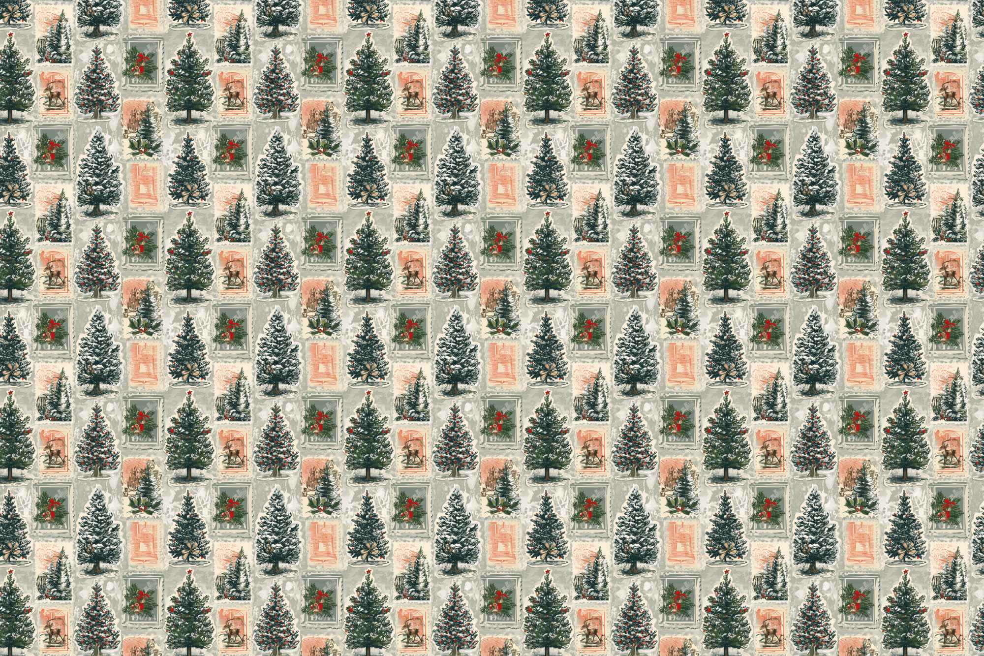 Holiday Letter: Vintage Christmas Wrapping Paper