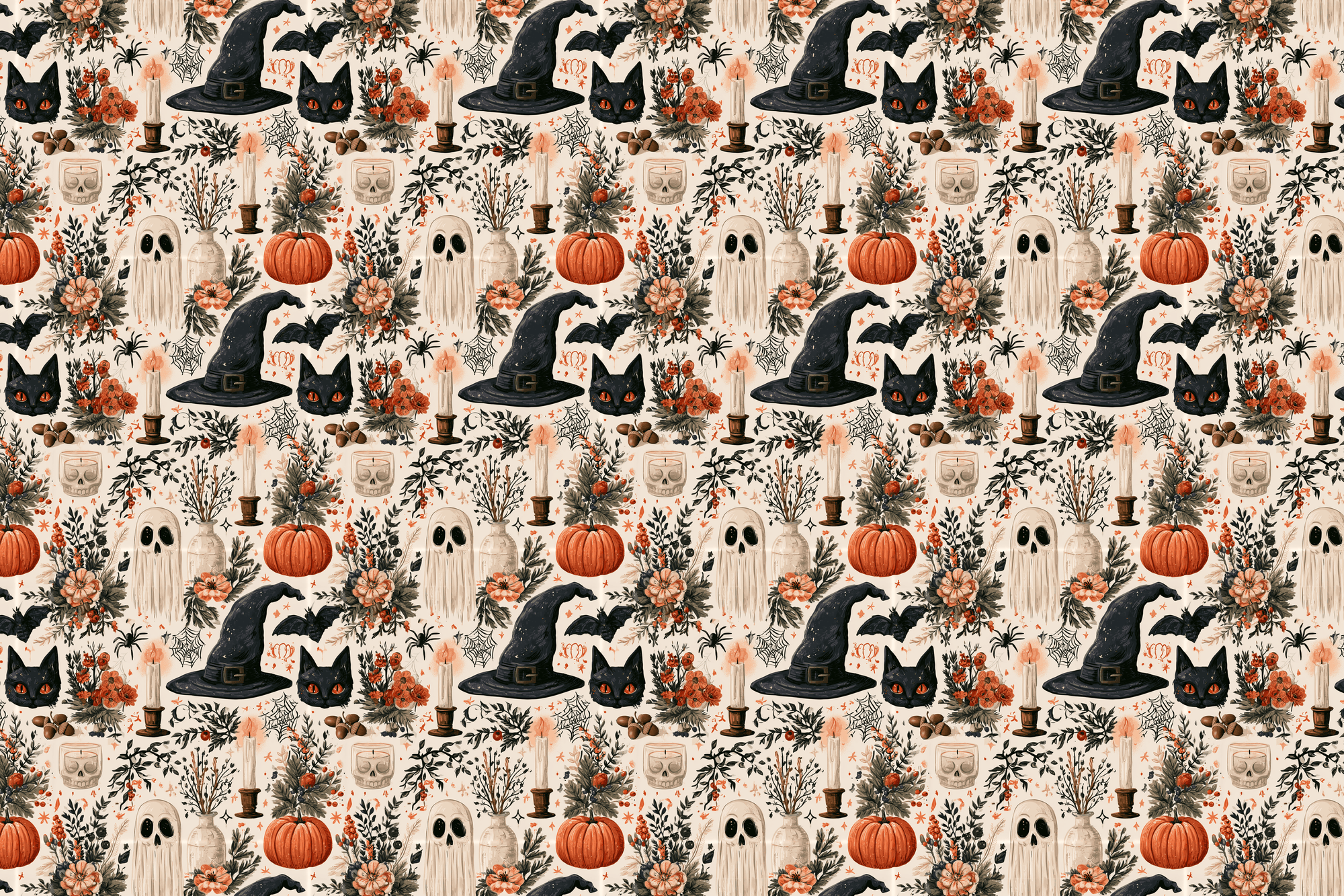Wicked Witch: Gothic Halloween Wrapping Paper