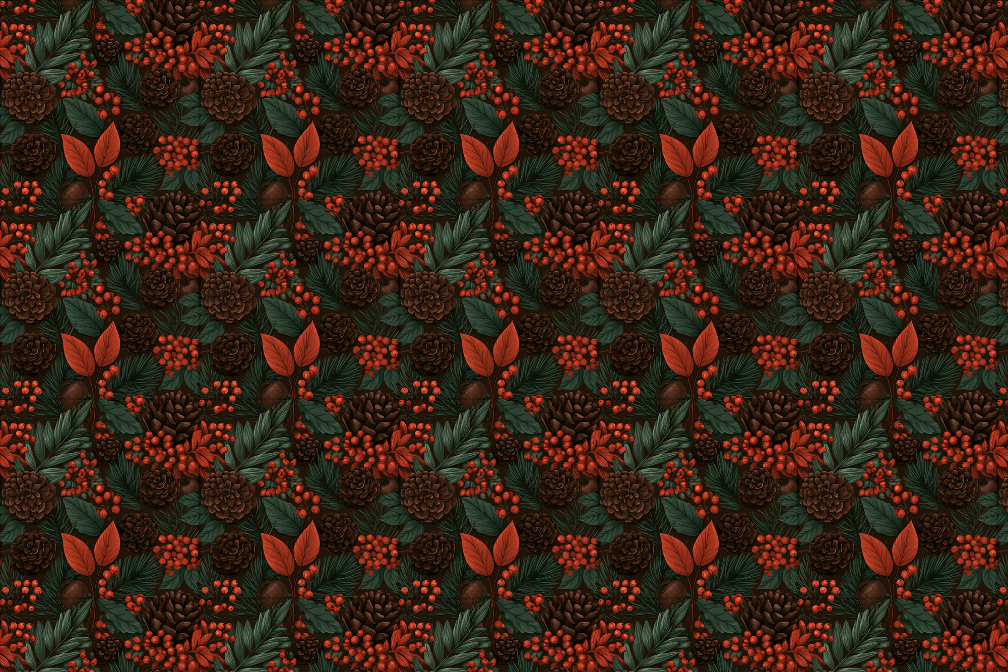 Rustic Woodland: Christmas Wrapping Paper