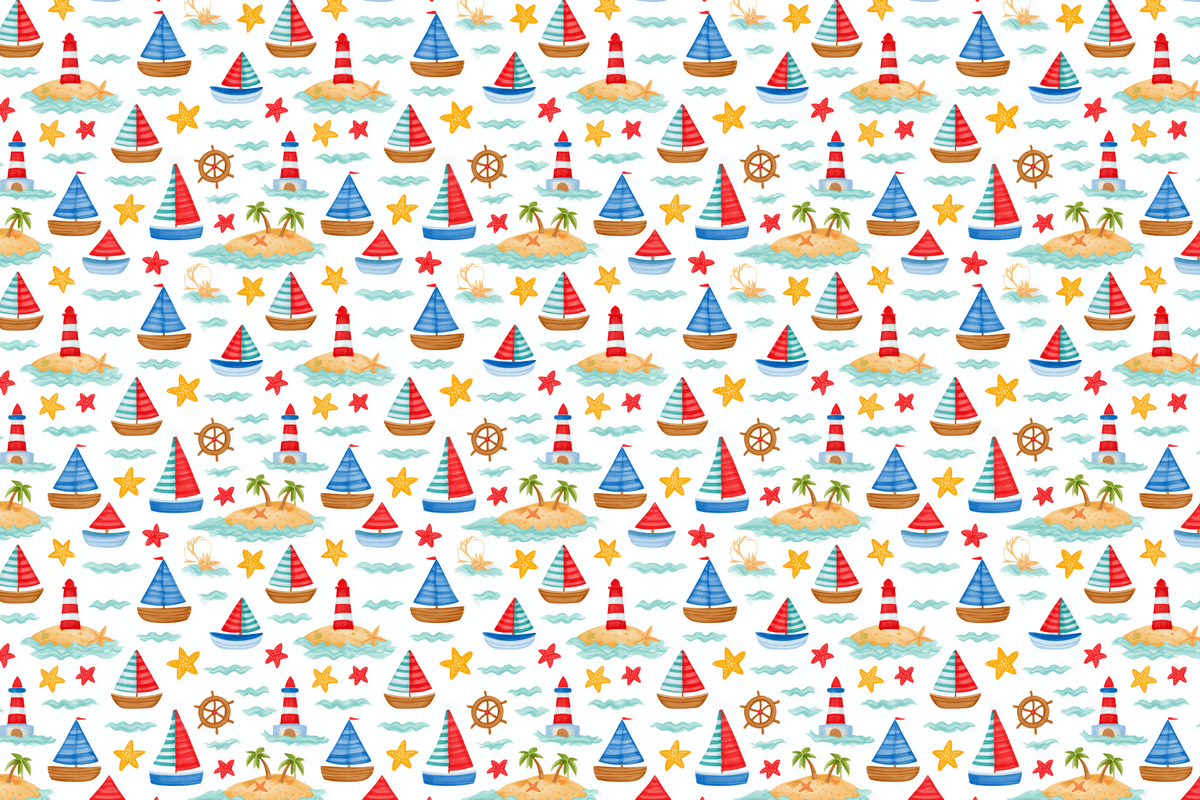 Sea Legs: Nautical Ocean Gift Wrap