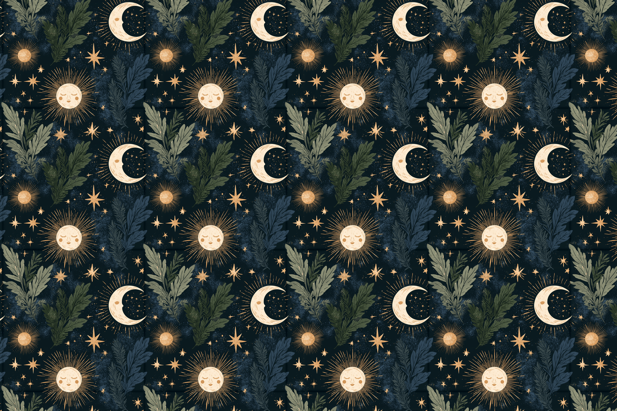 Mystic Moon: Celestial Wrapping Paper