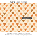205160 — Print Line Detail. Illustrative close-up; visibility varies by design and color.