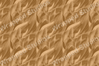 Abstract leaf pattern in shades of brown and beige with linear details; a modern organic design.