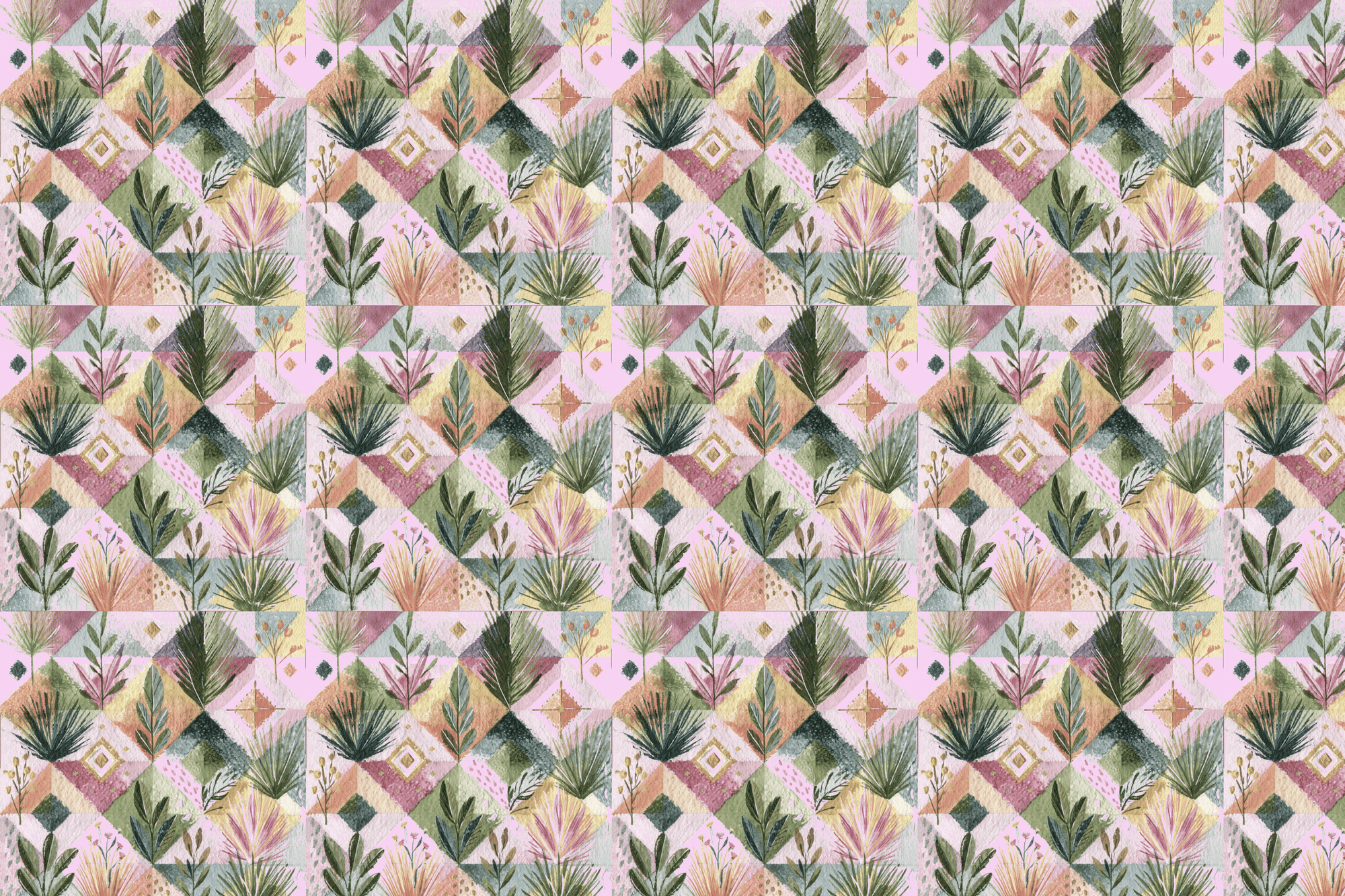 Anxious Eden: Boho Botanical Wrapping Paper