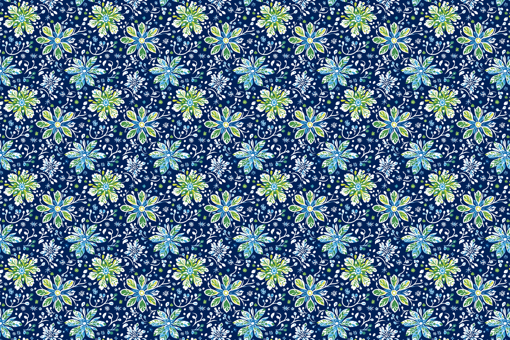 Bold Blooms: Floral Christmas Wrapping Paper