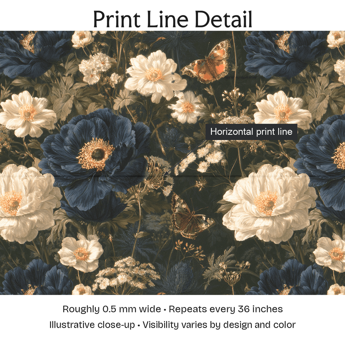 233451 — Print Line Detail. Illustrative close-up; visibility varies by design and color.