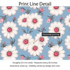236079 — Print Line Detail. Illustrative close-up; visibility varies by design and color.