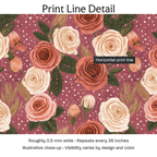 256634 — Print Line Detail. Illustrative close-up; visibility varies by design and color.