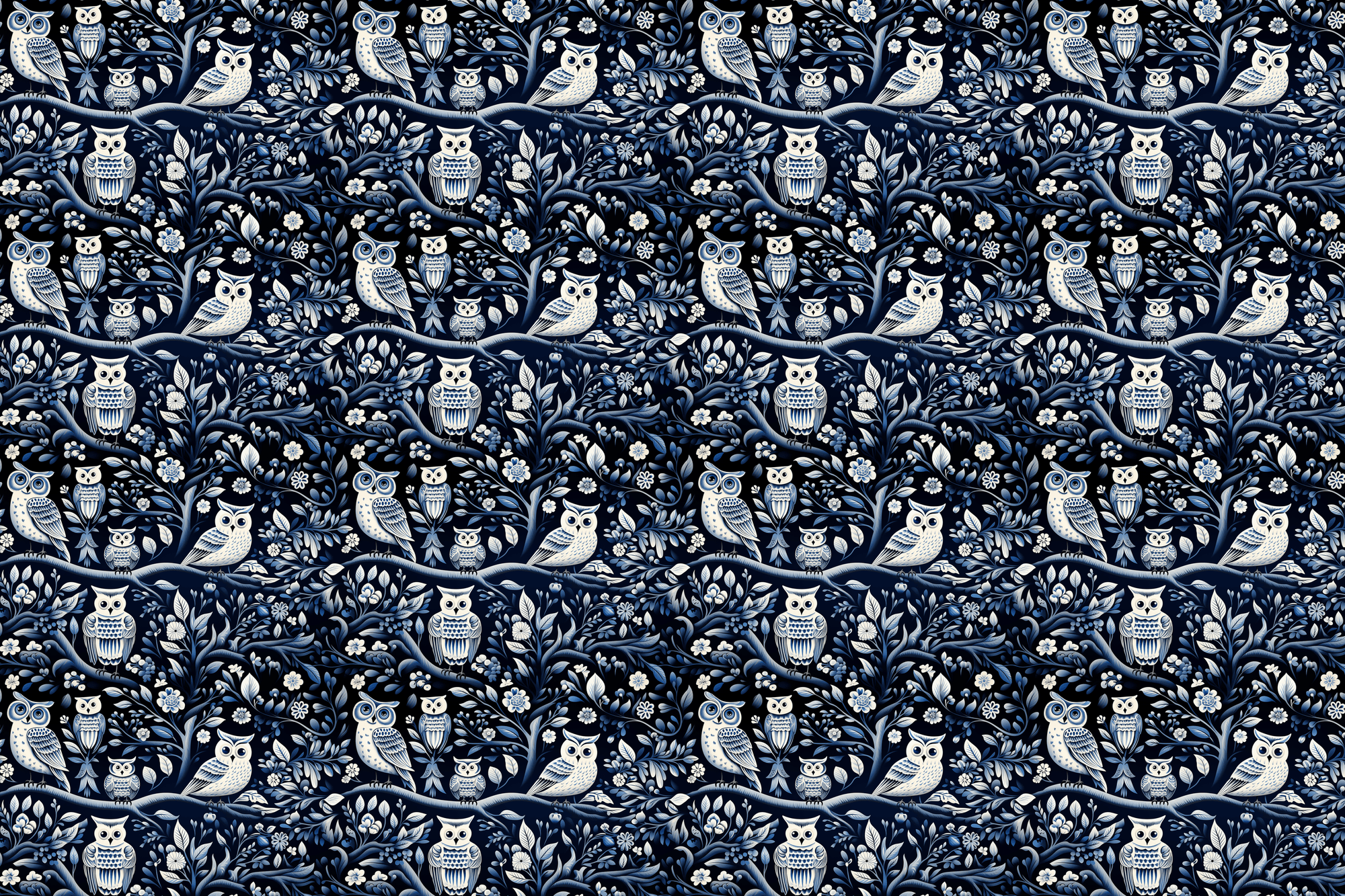 Midnight Hoot: Owl Wrapping Paper