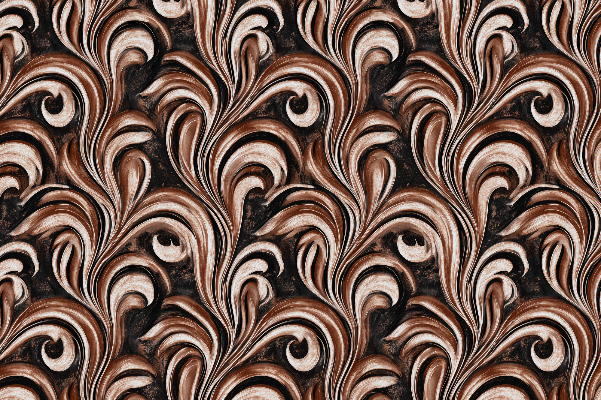 Bronze Heritage: Masculine Wrapping Paper
