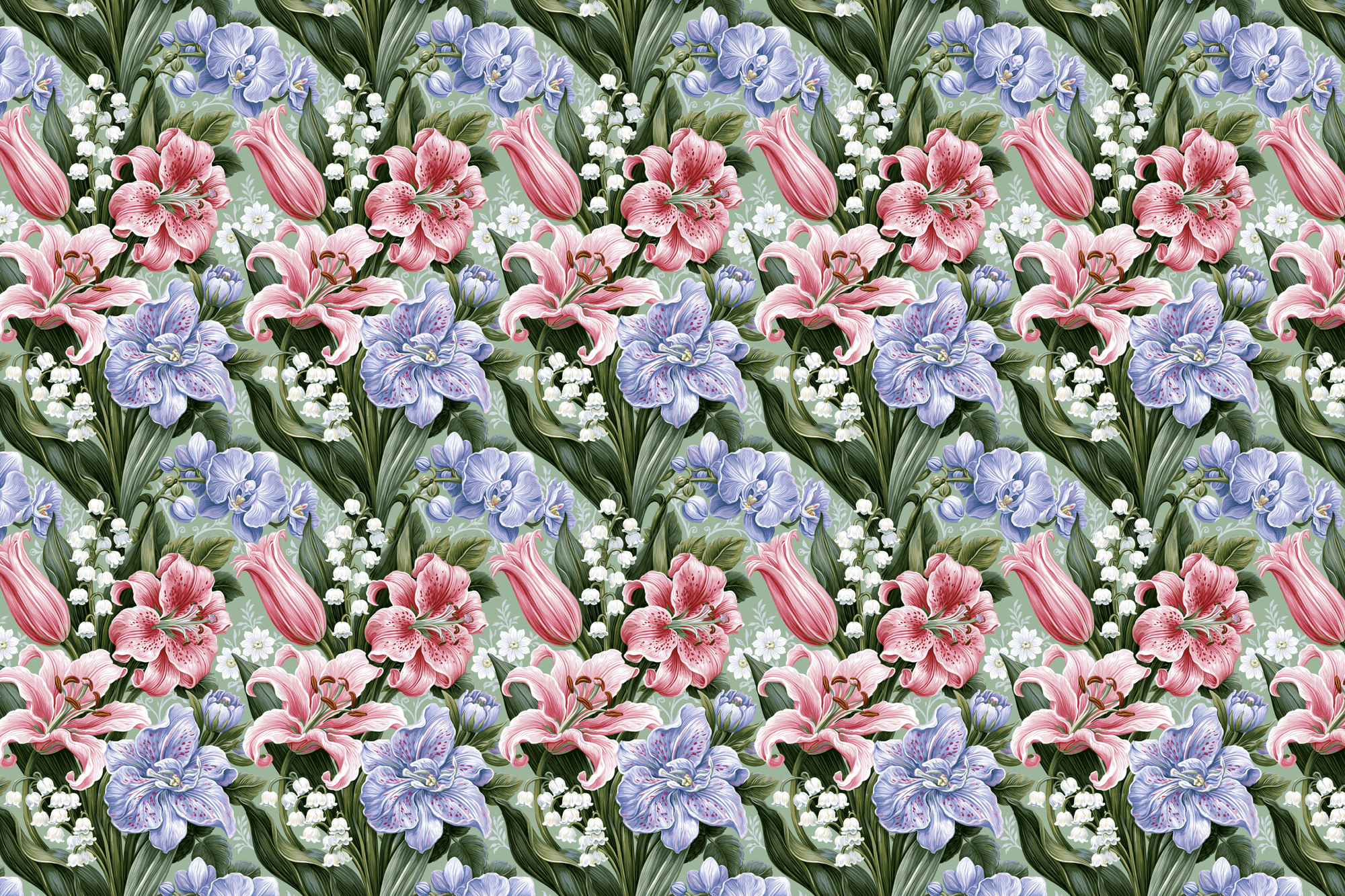 Victorian Fever: Vintage Botanical Wrapping Paper