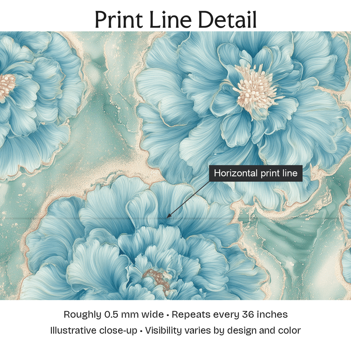 272163 — Print Line Detail. Illustrative close-up; visibility varies by design and color.