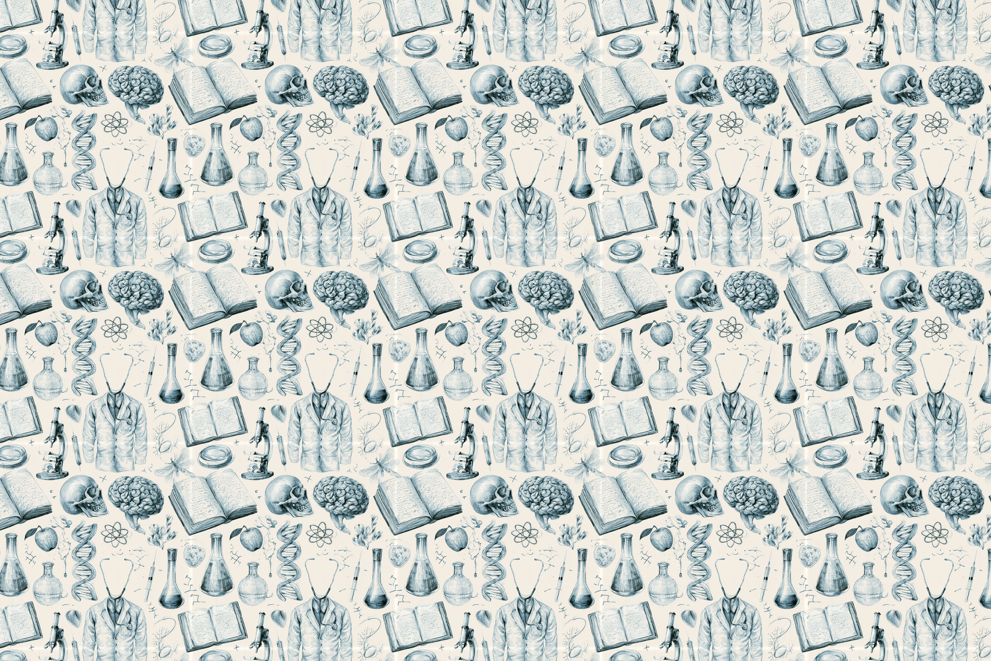 Scholarly Sketches: Medical School Wrapping Paper