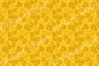 All-over yellow floral pattern with delicate botanical design elements.