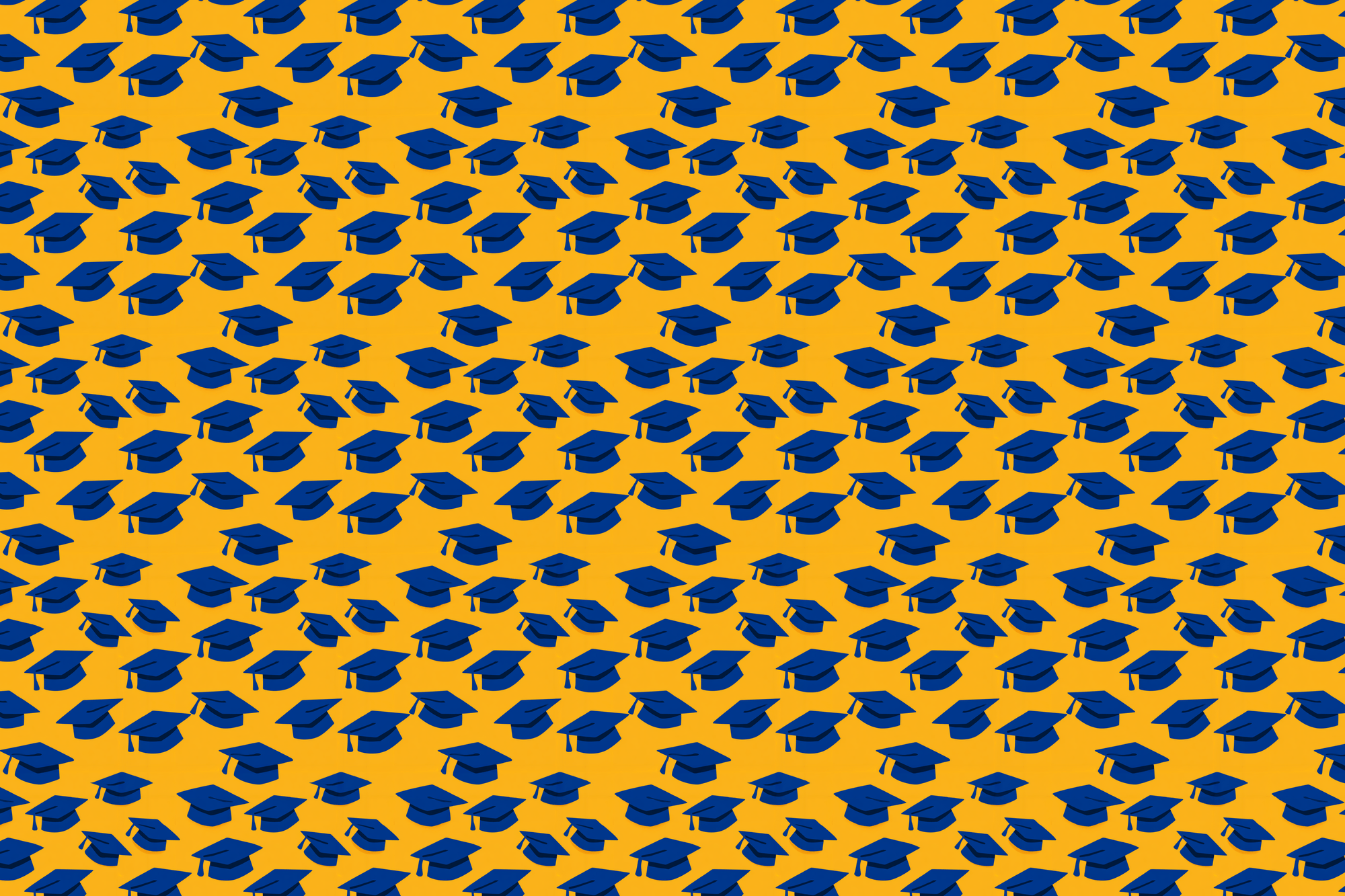 Debt Parade: Graduation Cap Wrapping Paper