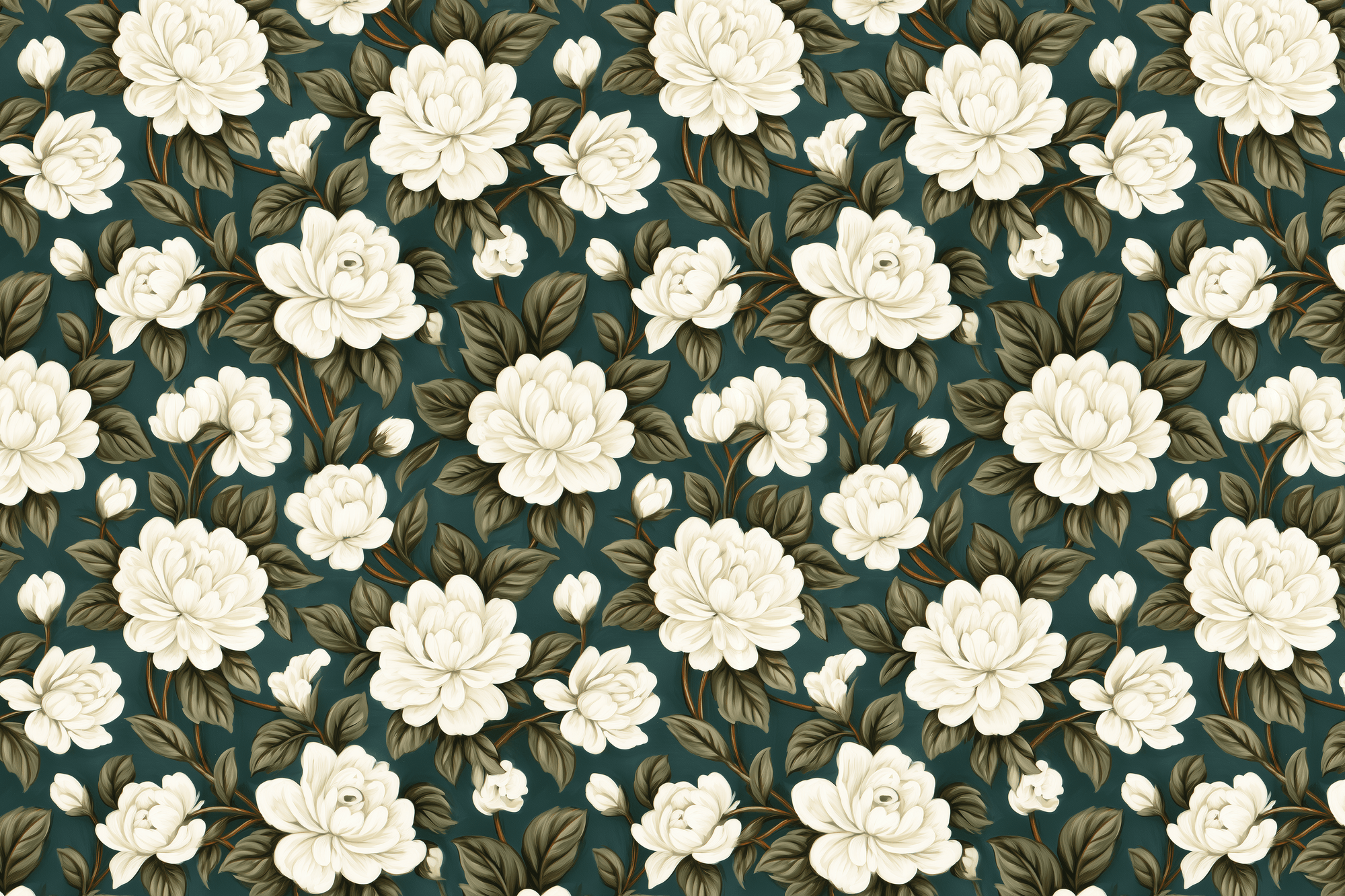 Magnolia Romance: Botanical Wrapping Paper