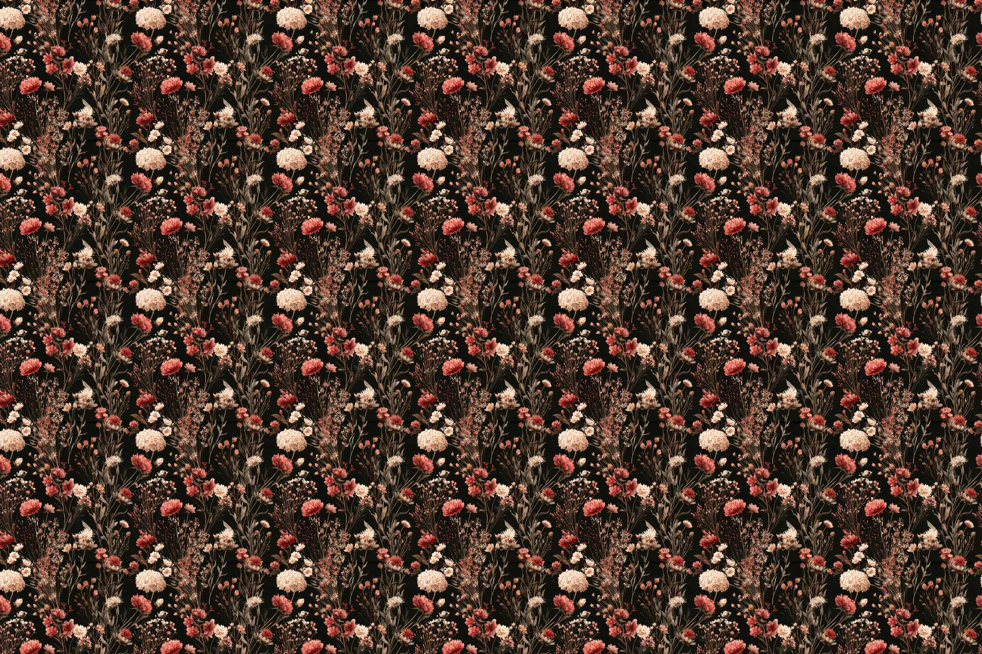 Pretty Petals: Vintage Floral Wrapping Paper