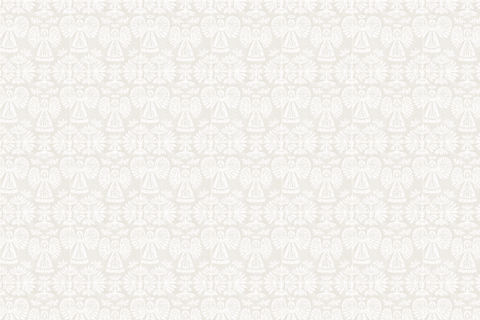 Heavenly Hosts: Angelic Christmas Wrapping Paper