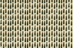 Seamless military ammunition pattern with repeating rows of realistic bullets on a beige background.
