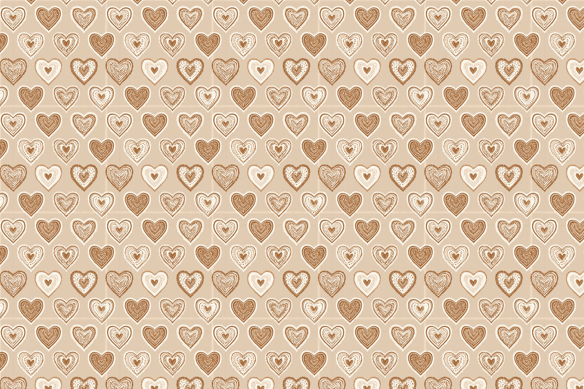 Sweetheart Spices: Gingerbread Wrapping Paper