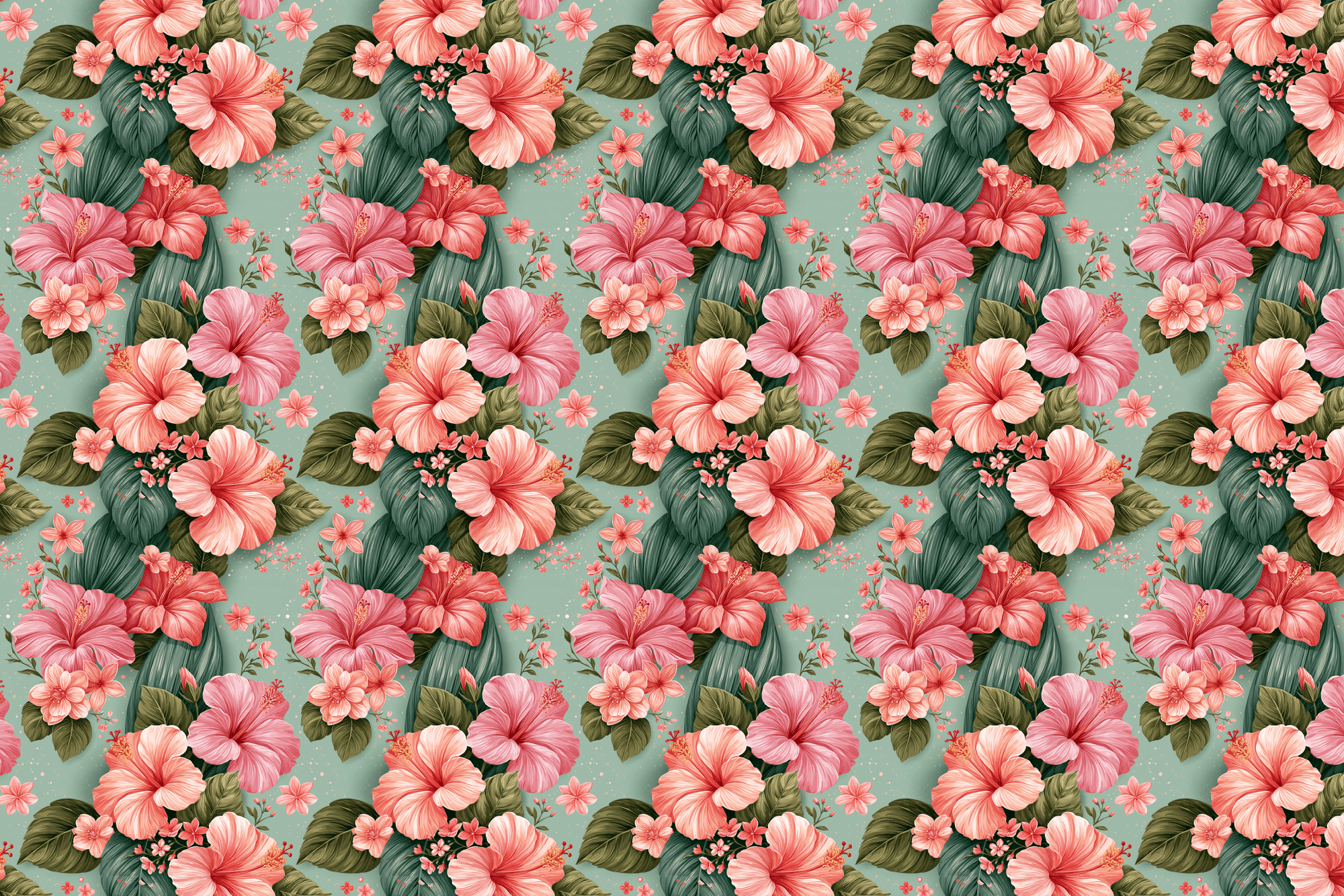 Volcano Debutante: Tropical Hibiscus Gift Wrap