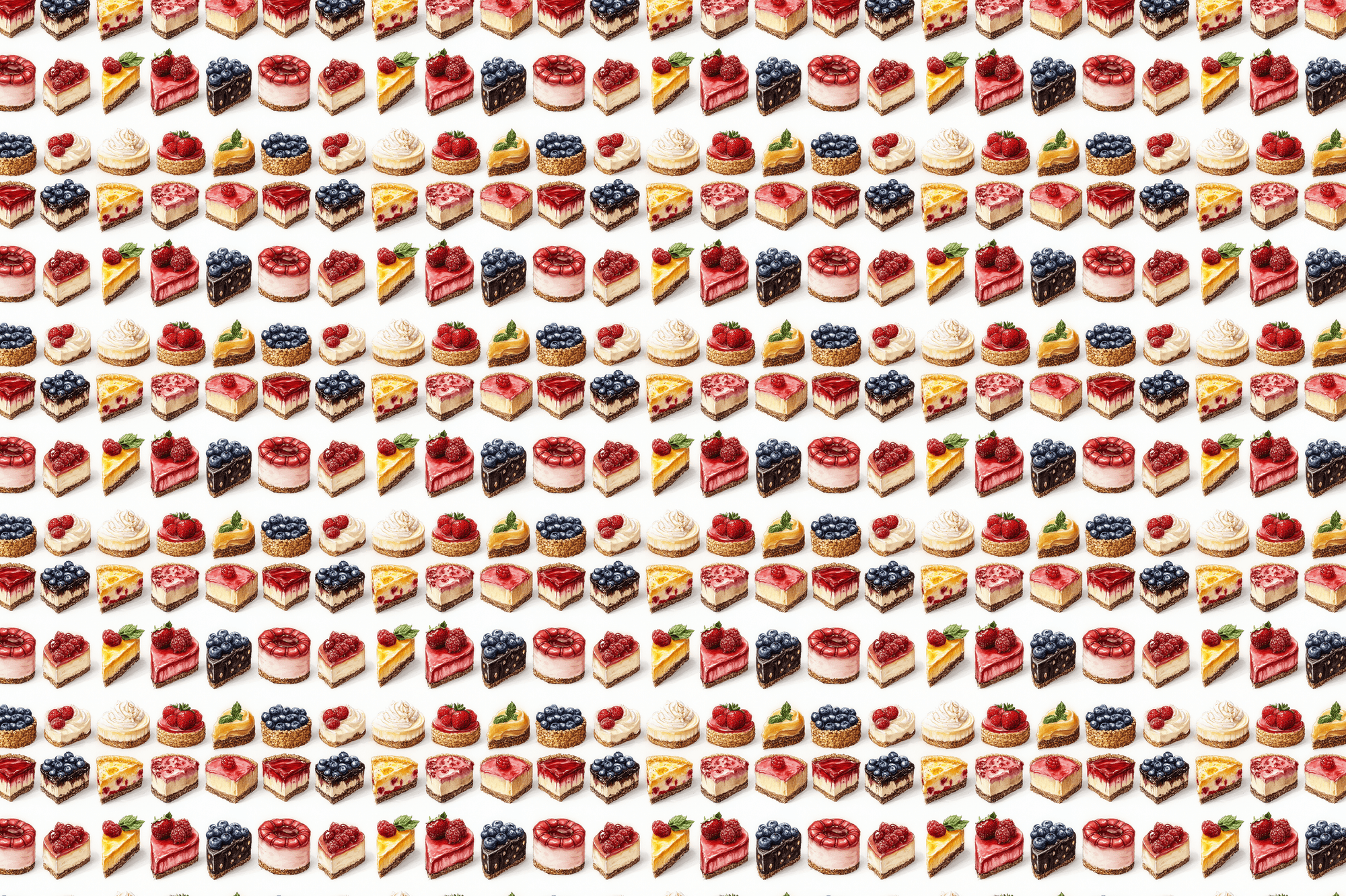 Delectable Desserts: Cake Wrapping Paper