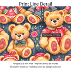350307 — Print Line Detail. Illustrative close-up; visibility varies by design and color.