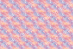 Dreamy celestial pattern with moons and stars in pastel pink, blue, and peach hues.