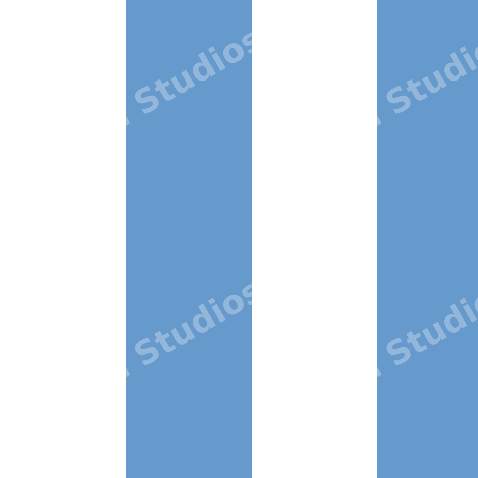 Modern minimalist light blue and white vertical stripes in a classic geometric pattern.