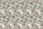 Seamless water ripple pattern in neutral beige with shimmering light caustics.