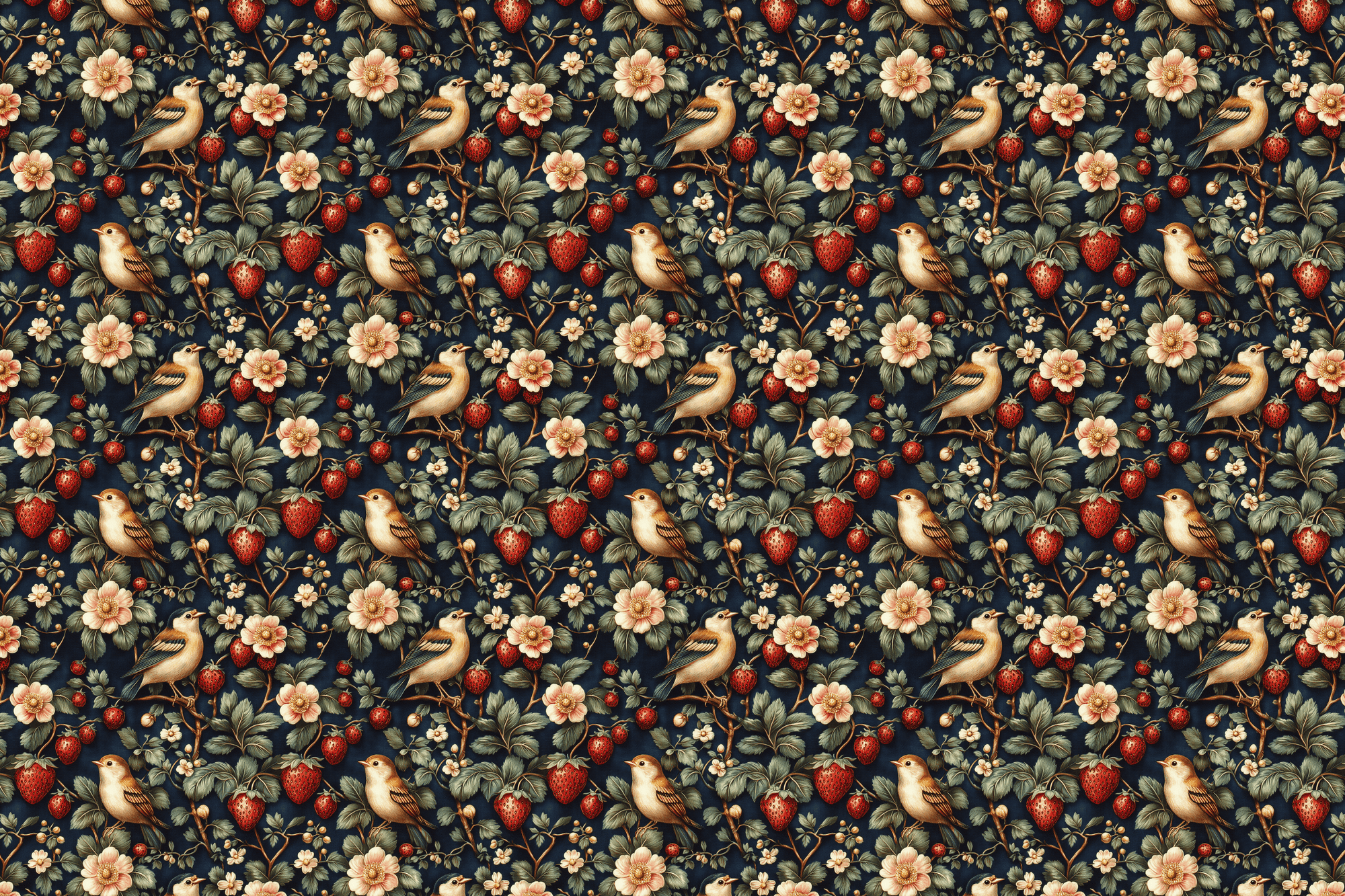 Strawberry Thief Revisited: Classic Wrapping Paper