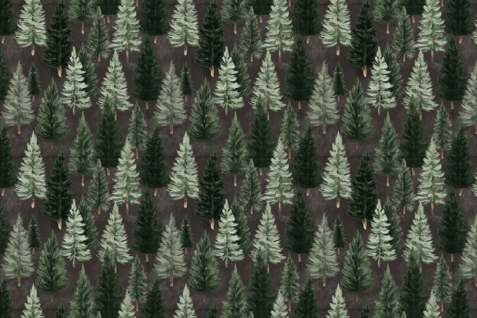 Whispering Woodlands: Rustic Pine Christmas Wrapping Paper