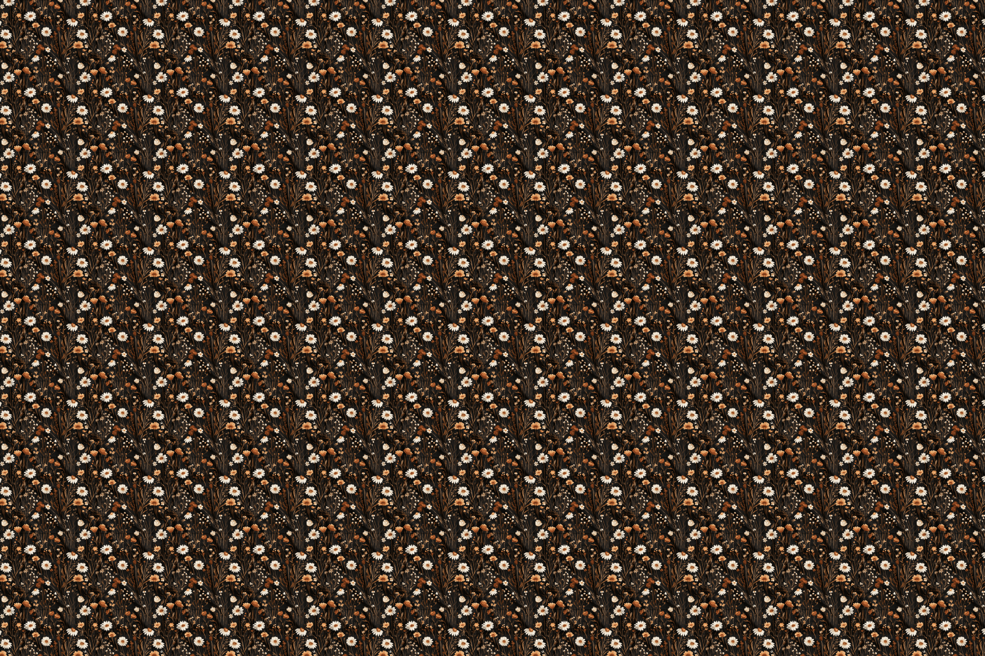 Dark Picnic: Moody Floral Wrapping Paper
