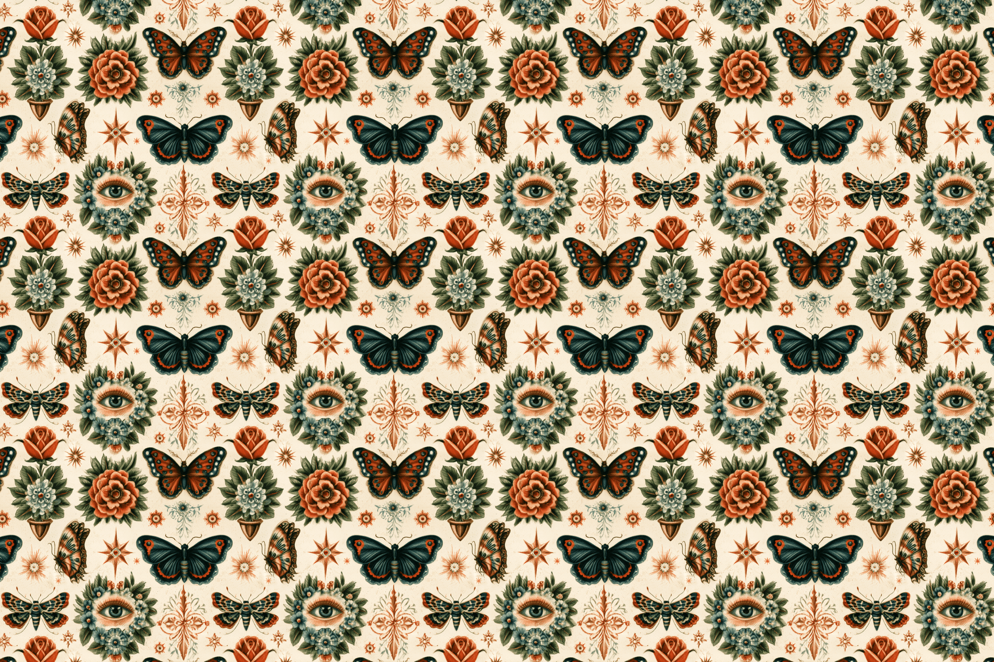 Ocular Garden: Tarot Wrapping Paper
